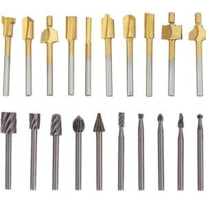 KTM® HSS Router Carbide Engraving Bits and Router Bit Set